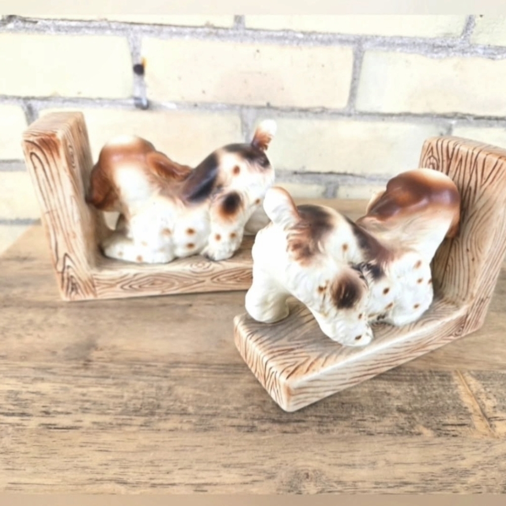 Vintage Spaniel Ceramic Bookends - Picture 6 of 7